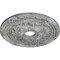 Ekena Millwork Palmetto Medallion (Canopies up to 5"), 20 7/8"OD x 3 5/8"ID x 1 5/8"P, Ultra Pure White Crackle CM20PMUWC - alternate 3